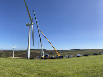 Rotor blade repair in UK: DWT major component team in new collaboration with WTG Offshore